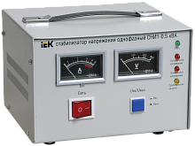 Стабилизатор напряжения однофазный 1.5 кВА СНИ1-1.5 кВА | код IVS10-1-01500 | IEK